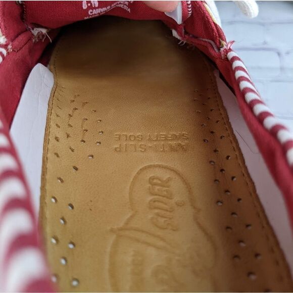 Sperry Authentic Original 2-Eye Boat Flats Casual - Red - Picture 9 of 10